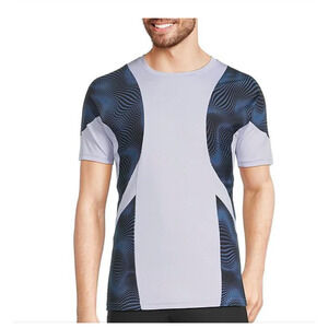 Murano mens Interdimensional Collection Slim Fit Pieced Short Sleeve, NWT, LARGE